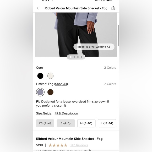 Alo mountain side corduroy jacket - Picture 9 of 12